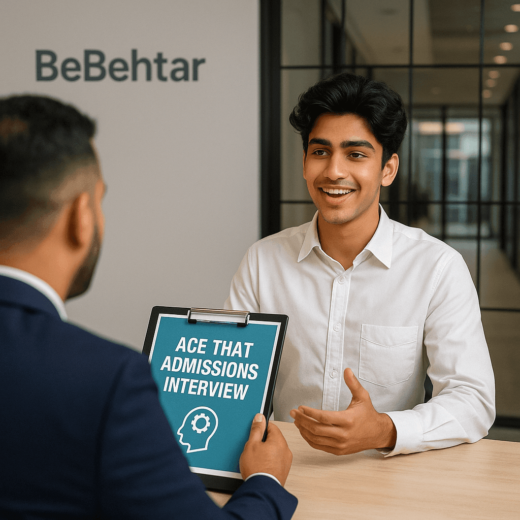 Ace That Admissions Interview! [Coming Soon]